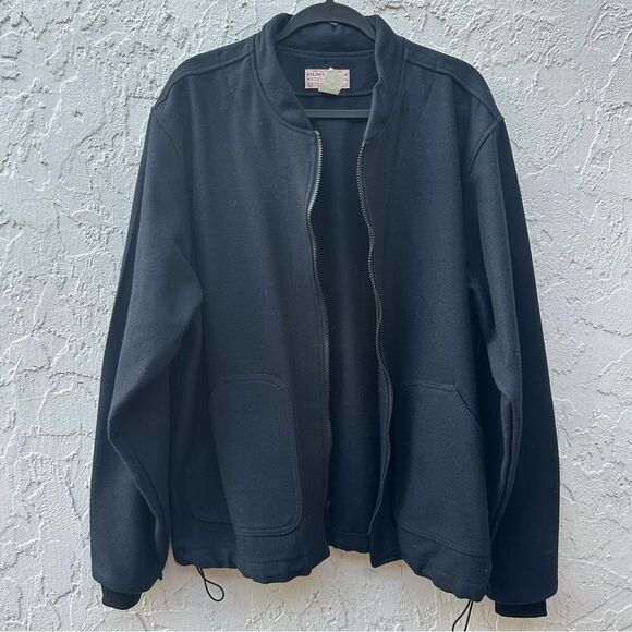 FILSON Vintage Jacket Men XL Mackinaw Wool Full Zip - Picture 5 of 11